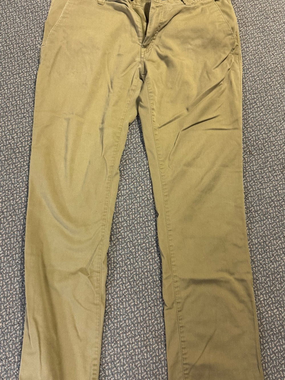 Volcom Frickin Modern Stretch Chino Pants Khaki Tan Size 34 Repreve